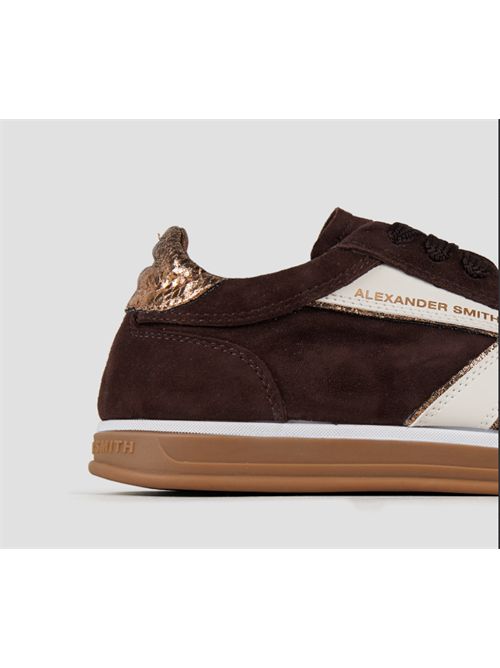 Sneakers Thames in camoscio e logo bianco Alexander Smith ALEXANDER SMITH | ASBETMW-9812-DBF